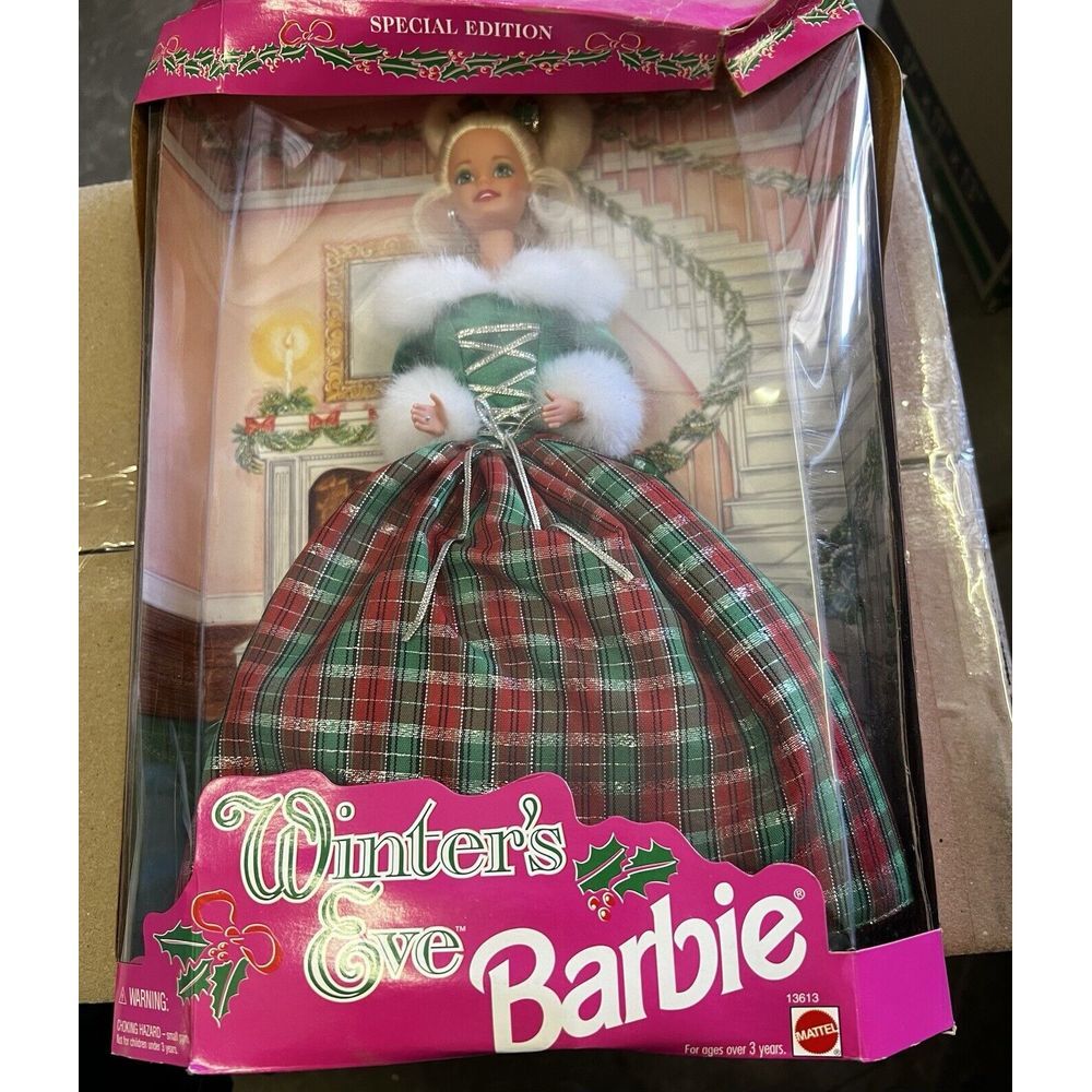 Winter's Eve Barbie‎ Doll Special Edition Holiday Christmas Collector 1994